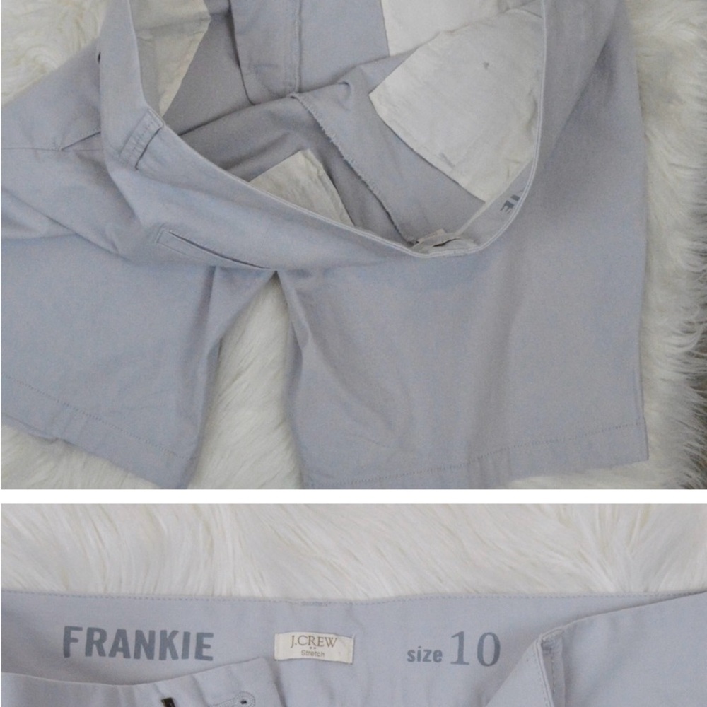 J Crew Frankie Bermuda Chino Shorts, Shale Blue 10 - Picture 6 of 6